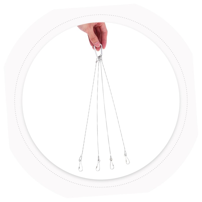 Outanaya 4pcs Rope Hanger for Grow Lights and Hanging Planters