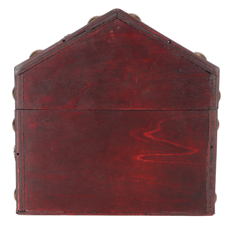Treasure Chest Storage Box with Combination Lock Handcraft Exquisite Wood