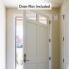 Yard & Home DIY Exterior White Door Jamb Frame Kit,