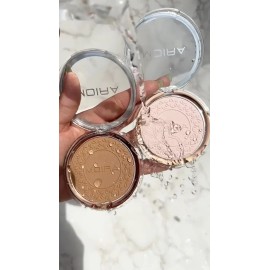 Polvo Compacto A Prueba De Agua Moira Cosmetics Soft Focus Tono 050 Pink