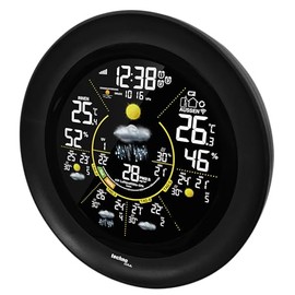 WD3040 Internet Weather Station, Elegant Special Design, Regional Weather Forecast, Temperatures, Use with Weather App, Additional Data on Smartphone