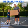 Reusable Waterproof Basketball Court Stencil Kit for Concrete