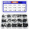 NexSync 400-Piece Mini Flathead Phillips Microscrews Kit - M1.7/M2/M2.5/M3 Steel