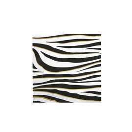 PD-Party 7110004 Napkins, Zebra, 16cm