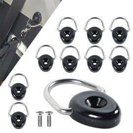 YOCTM - Paquete de 10 hebillas de metal con anilla en D para Suzuki Jimny JB64 JB74W 2019 2020 2021 para cajuela