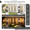 NAXTTII Dusk to Dawn Outdoor Post Lights Waterproof Aluminum Lamp