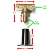 Midwest Hearth Fire Pit Gas Valve Kit - 1/2" NPT