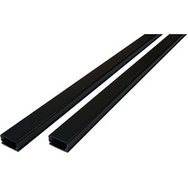 Large Latching Cable Raceway (1125 Series) - 5ft - Black | 2 Sticks