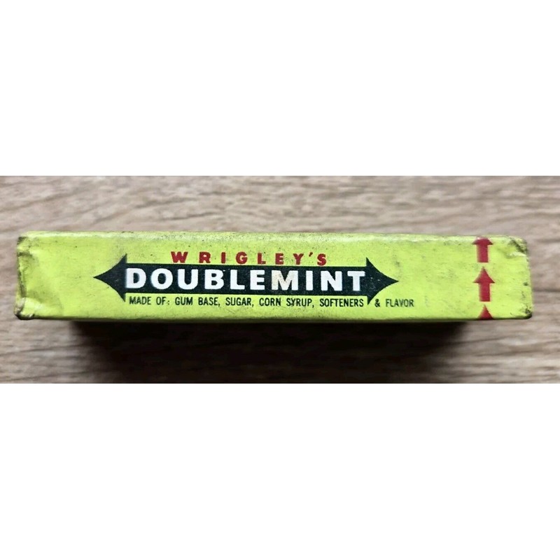 Wrigley’s 1 Vintage 1960s 1970s Pack Of Wrigley’s Doublemint Gum