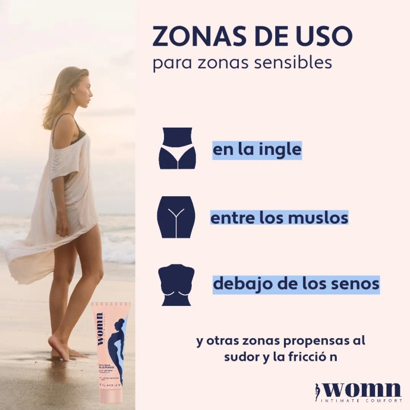 Womn Intimate Comfort Polvo Líquido Dry & Fresh Para Mujer