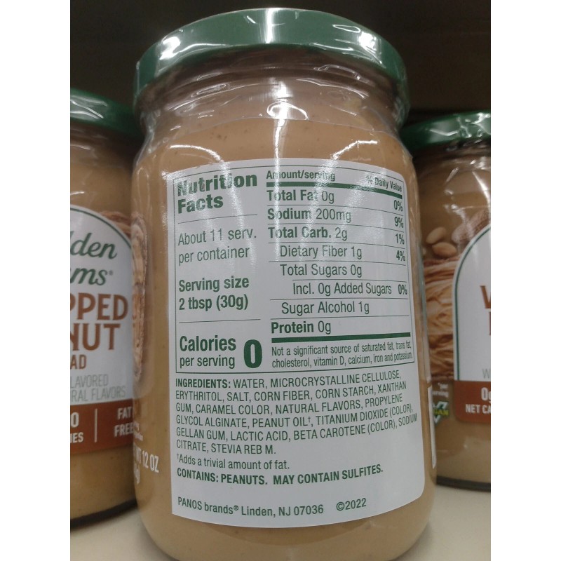 Walden Farms (2) Walden Farms Calorie Free Whipped Peanut Spread