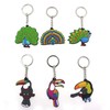 FLOWERBB 24 Pcs Jungle Animals Keychain Pendant for Kids, Animal