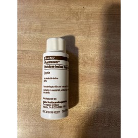 Baxter povidone iodine solution 55ml bottle