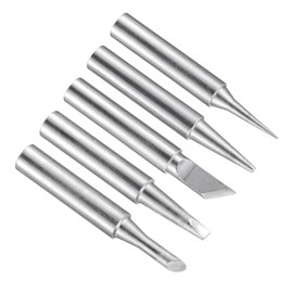 CoCud Soldering Iron Tips, 4x41mm I+B+K+2.4D+3C Series, Solder Tips Fine Soldering Gun Replacement Solder Welding - (Applications: for Soldering Irons Soldering Station), 5 Pieces