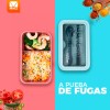 Maíz Contenedor Lonchera Box Lunch Divisiones Cubiertos Portatil