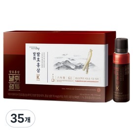 Demonstration Fermented Red Ginseng K, 50ml, 35 pcs / 발휘 발효홍삼K, 50ml, 35개