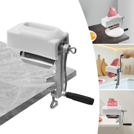 Meat Tenderizer Machine - Stainless Steel Gear, Steak Flatten Cuber, Rolling Meat & Poultry Tenderizer, Kitchen Tool for Perfectly Tender Cuts