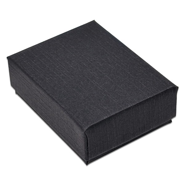 TheDisplayGuys - 100-Pack #11 Cardboard Linen Paper Jewelry Boxes Gift