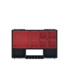 MIVOS Double-sided Portable Tool Box, 287 x 186 x 100