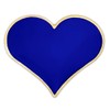 Blue Heart Lapel Pin 1 Piece