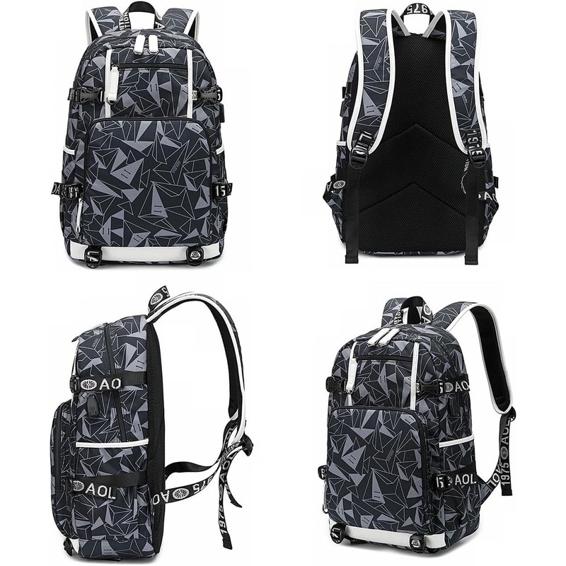 Ansigeren No. 30 Basketball Player Multifunctional Backpacks Sports Fan Bookbag