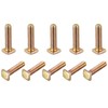 uxcell Square Head Bolt, 20pcs M6x25mm Fully Thread Carbon Steel