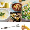 Agamino Corn Peeler, 2pcs Stainless Steel Corn Cob Stripper Tool