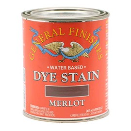 General Finishes Water Based Dye, 1 Pint, Merlot