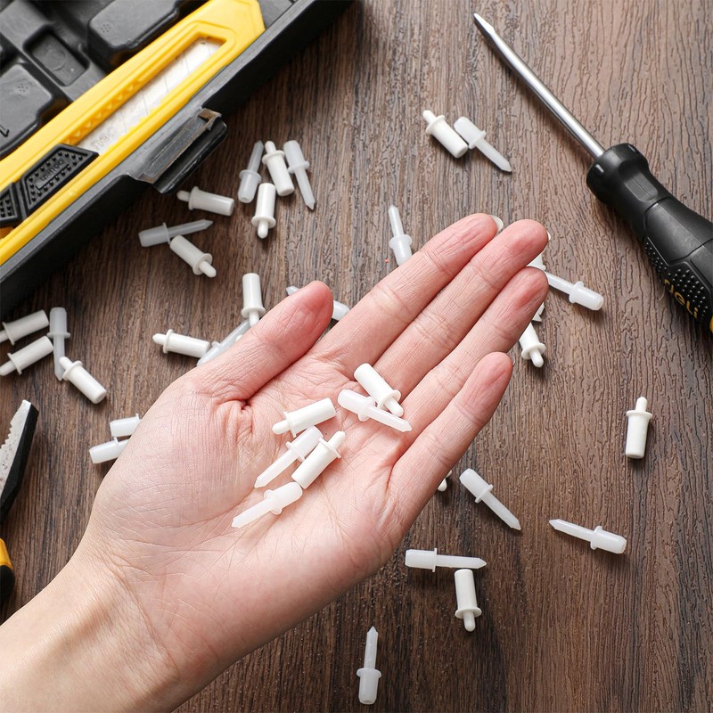 Maitys 40 Pieces Shutter Repair Pins, Plantation Shutter Fasteners Spring