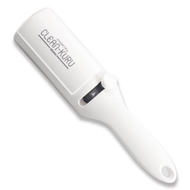 Azuma Industries Clothes Brush, TK Etiquet Crinkle, Brush Width 3.5 inches (9 cm), Total Length 9.6 inches (24.5 cm), For Clothes Hair and Lint-Removal, Manual, Polypropylene, White