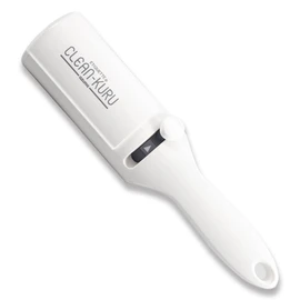 Azuma Industries Clothes Brush, TK Etiquet Crinkle, Brush Width 3.5 inches (9 cm), Total Length 9.6 inches (24.5 cm), For Clothes Hair and Lint-Removal, Manual, Polypropylene, White