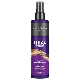 John Frieda, Frizz Ease Daily Nourishment Acondicionador, Acondicionador sin Enjuague, Para cabello Propenso al Frizz, con vitamina A, C y E, 8 Onzas