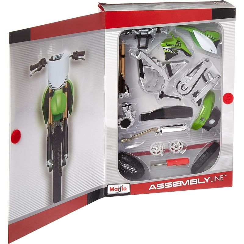 Maisto 1: 12 Al Kawasaki KX 450F (los colores pueden