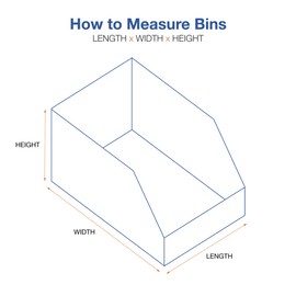 Choice Shipping Supplies Open Top Bin Boxes, 6' x 24' x 4 1/2', White, 50/Bundle