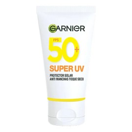 Garnier Protector Solar Facial SuperUV Toque Seco | Fluido con Vitamina C, FPS 50+ y Efecto Mate, 40 ml 💖