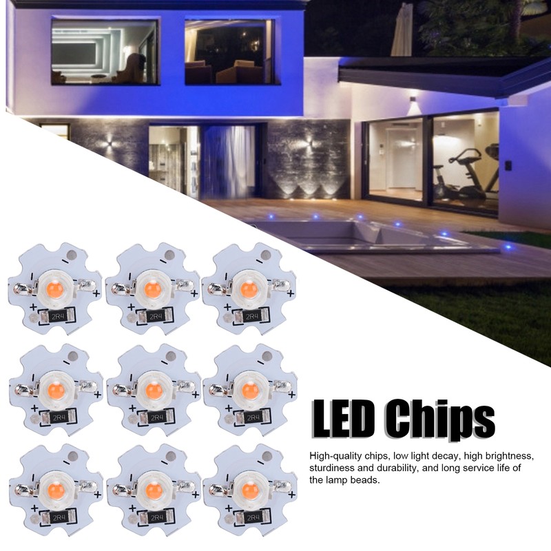 25Pcs 5V LED Chips 200LM 3W High Power LED Lamp