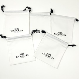 Coach New Coach Jewelry Drawstring Pouch Dust Bag Set of 5