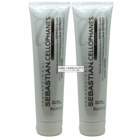 Sebastian Cellophanes ESPRESSO BROWN 300 mL / 10.1 Fl Oz "Pack of 2"
