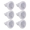 6pcs 360LM LED Light Bulbs MR11 4W 12V Spot Light
