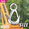 Alele Grab Hooks,Slip Hooks,304 Stainless Steel Lifting Hook Rigging Accessory,440