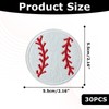 30pcs Softball Iron On Patches,Baseball Iron On Patches,Embroidered Sew On