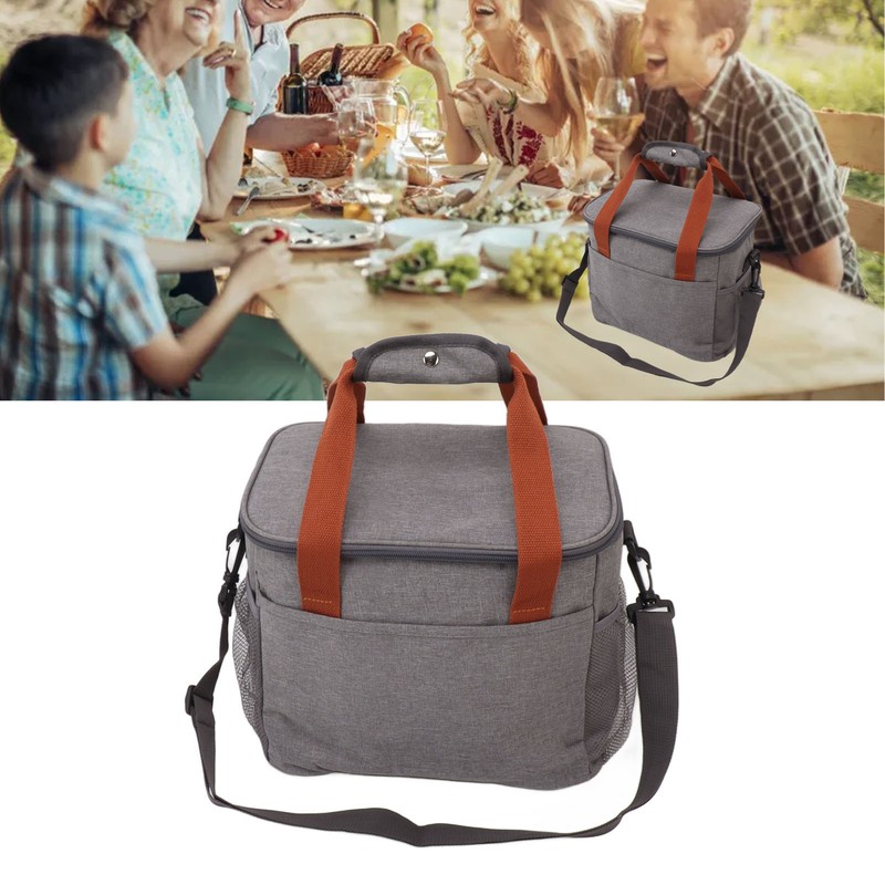 Large Lunch Bag Thickening Waterproof Heat Insulation Leakproof Freezable Cooler