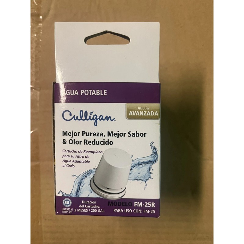 Culligan FM-25R Faucet Mount Replacement Water Filter Cartridge New Sealed