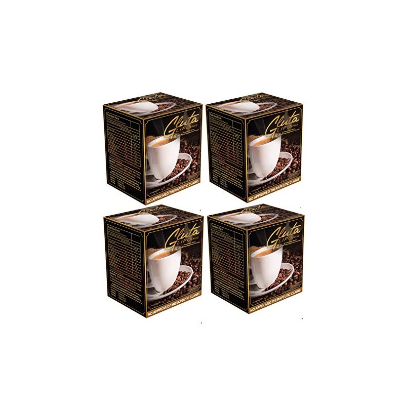 4 Boxes Glutalipo Coffee 13-in-1 (40 Sachets)