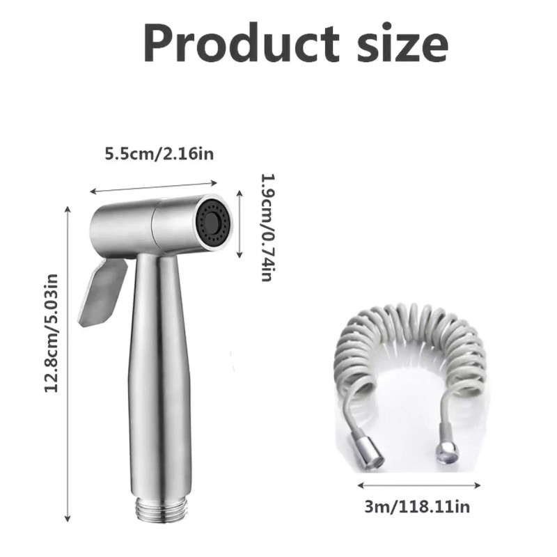 Unbranded stainless steel toilet seat