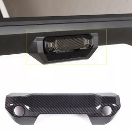 Carworld66 For Toyota Tundra 2022-2023 Tailgate Handle Trim Cover Carbon Fiber Style