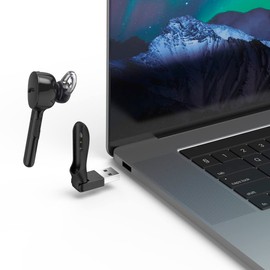 Hama MyVoice1300 Mono Bluetooth® Headset (In-Ear Bandwidth 20Hz-20kHz, Micro Bandwidth 100Hz-10kHz, Charge 2h for 4h autonomy, Voice control) Black