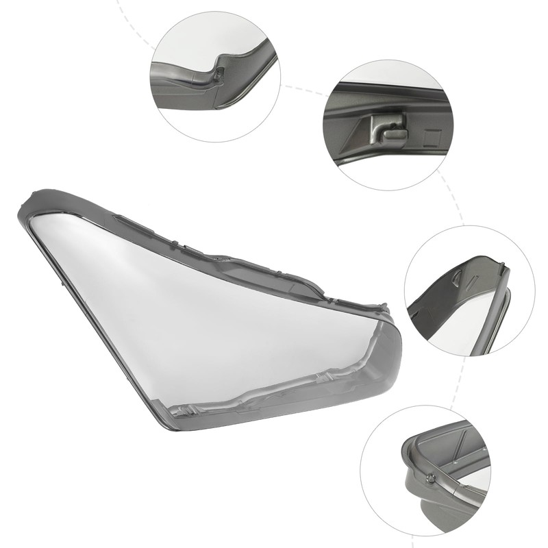 LYNICESHOP Headlight Lens Cover Compatible with 2011 2012 2013 2014