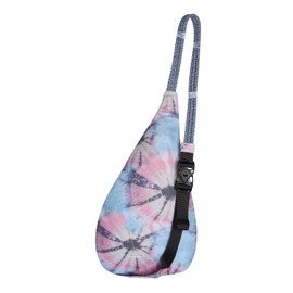 KAVU Mini Rope Sack Sling Crossbody Backpack - Spiral Tie Dye
