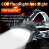 DARKBEAM Hard hat Headlamp COB LED Floodlight with Red Light